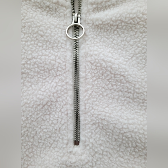 NWT Women's Plus Size 4X Fleece Pullover Outerwear Cream Color - Picture 16 of 16